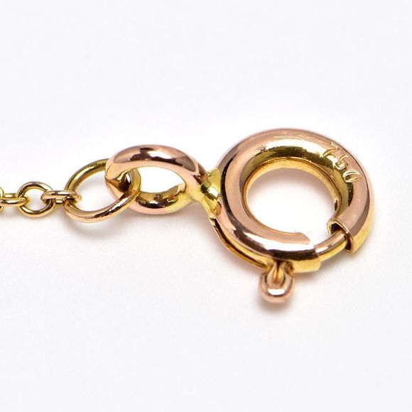 Tiffany Sentimental Heart Necklace K18PG 3P Diamond Pendant Pink Gold - Picture 5 of 5